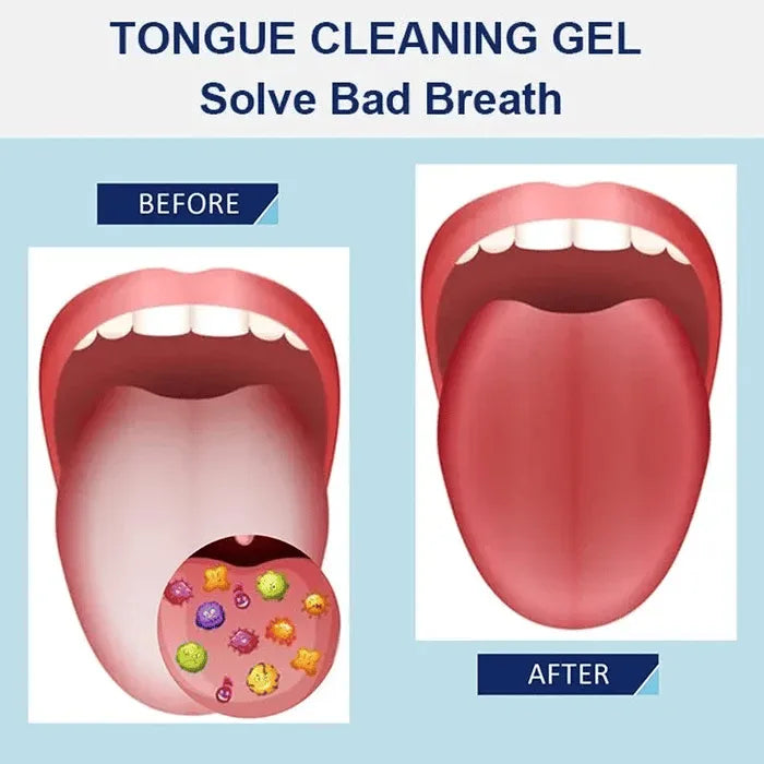 🔥Hot Sale ✨ UP TO 65% OFF🔥 Probiotic Tongue Cleaning Gel Set (Gel + Scraper)
