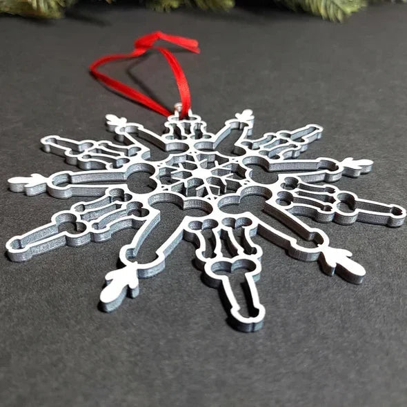 Funny  Snowflake Ornament