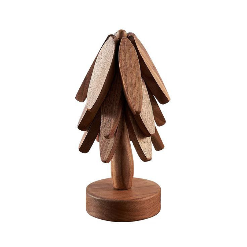 Fsyser™ Folding Tree Wooden Trivet