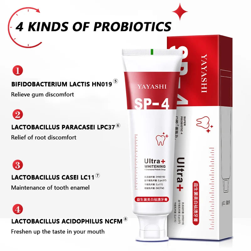 🔥2023 HOT SALE - YAYASHI SP-4™ Probiotic Whitening Toothpaste