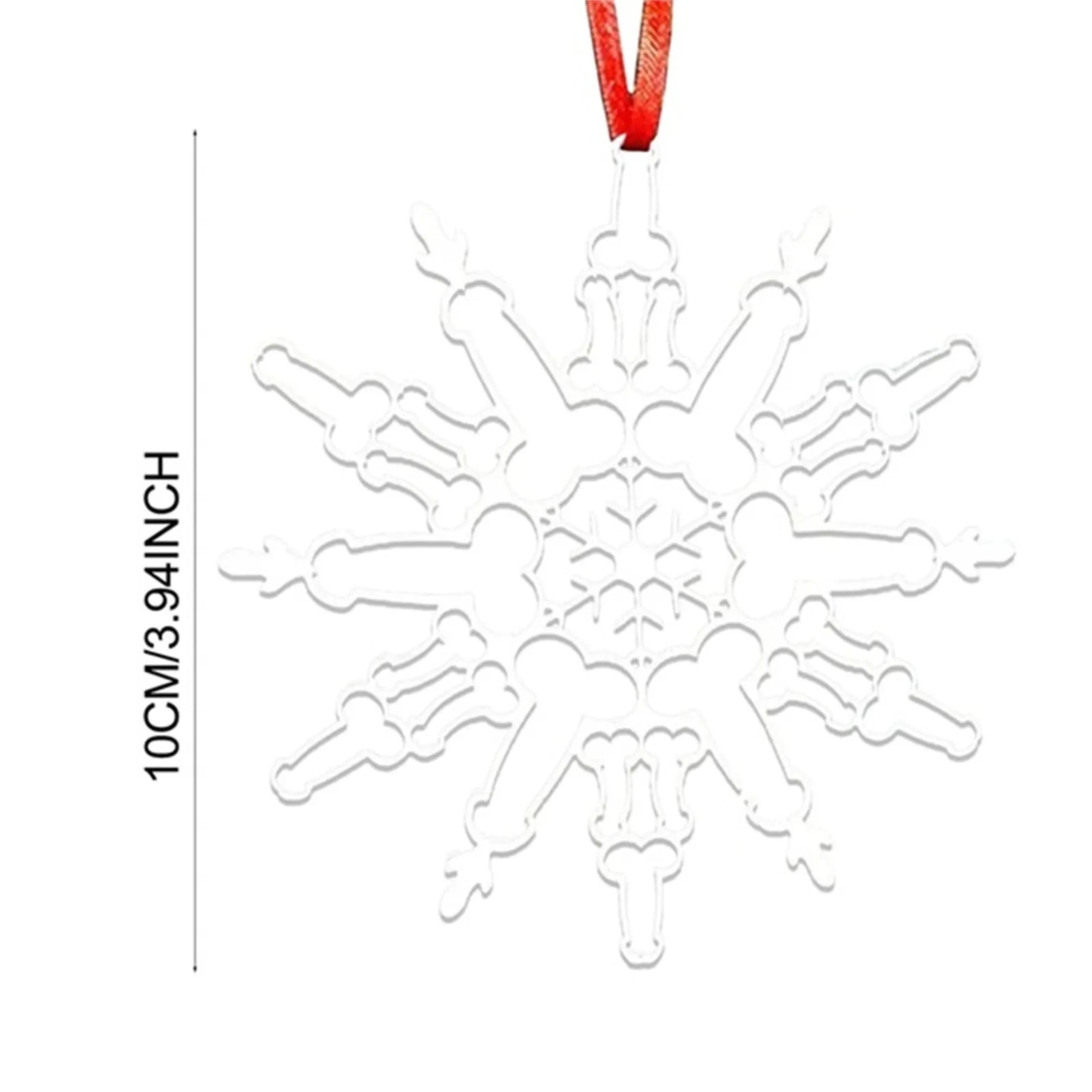 Funny  Snowflake Ornament