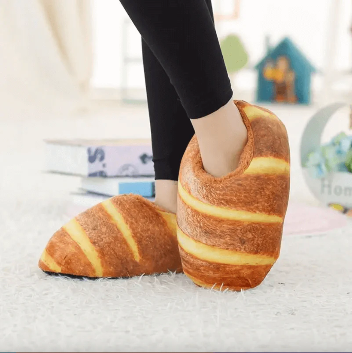 Fsyser™ BreadWalk Cotton Slippers