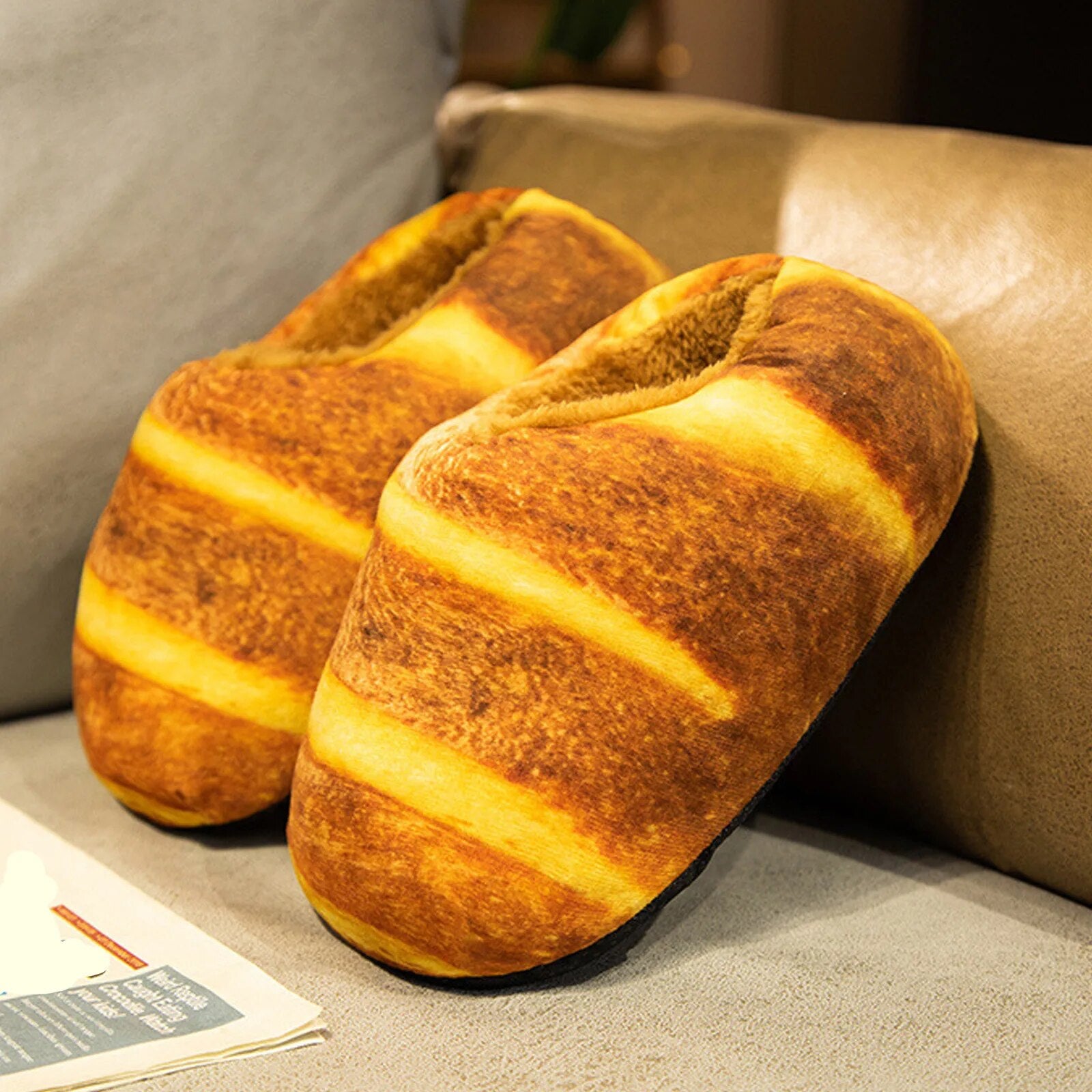 Fsyser™ BreadWalk Cotton Slippers