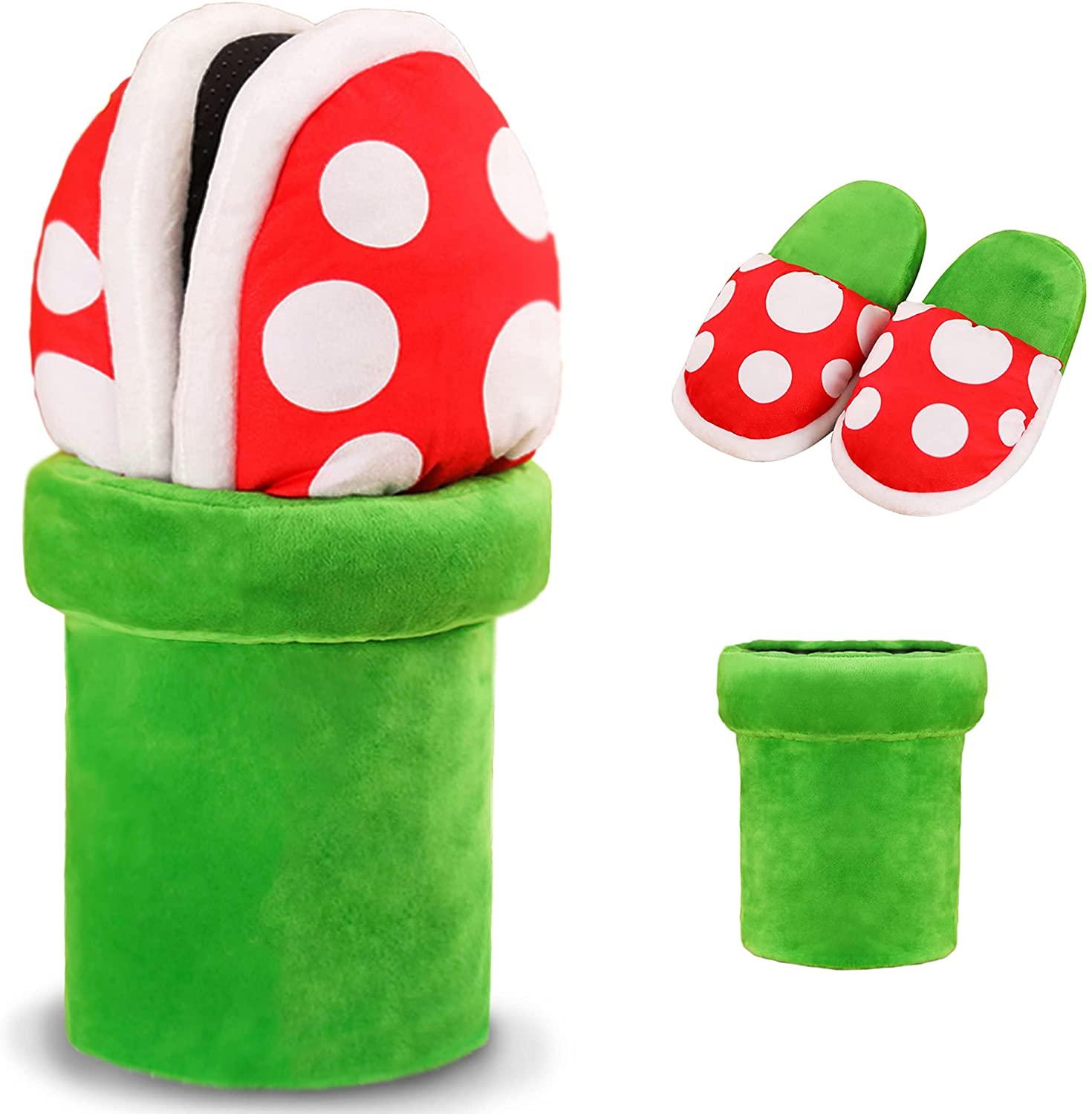 Fsyser™ Piranha Plant Slippers & Pipe Holder