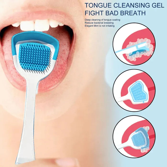 🔥Hot Sale ✨ UP TO 65% OFF🔥 Probiotic Tongue Cleaning Gel Set (Gel + Scraper)