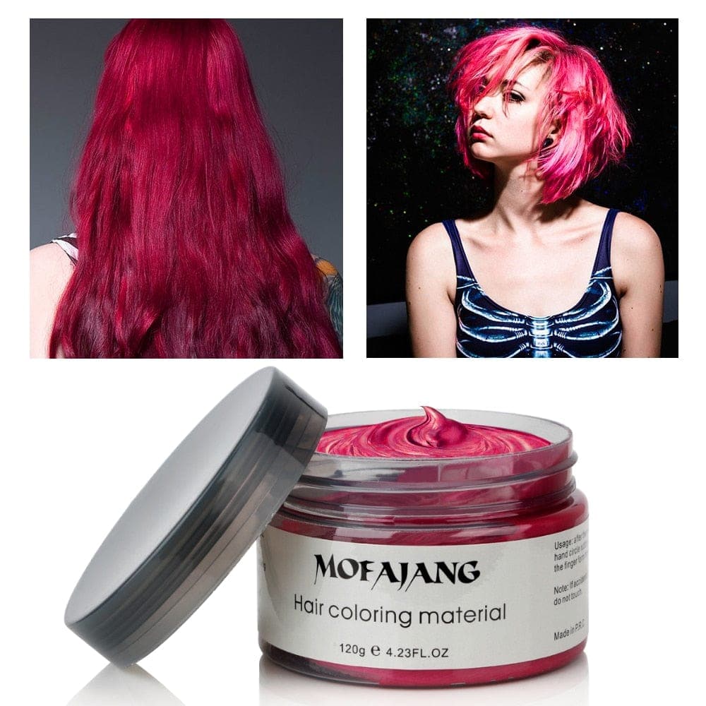 2 in 1 Stylish And Temporary Color Hair Wax