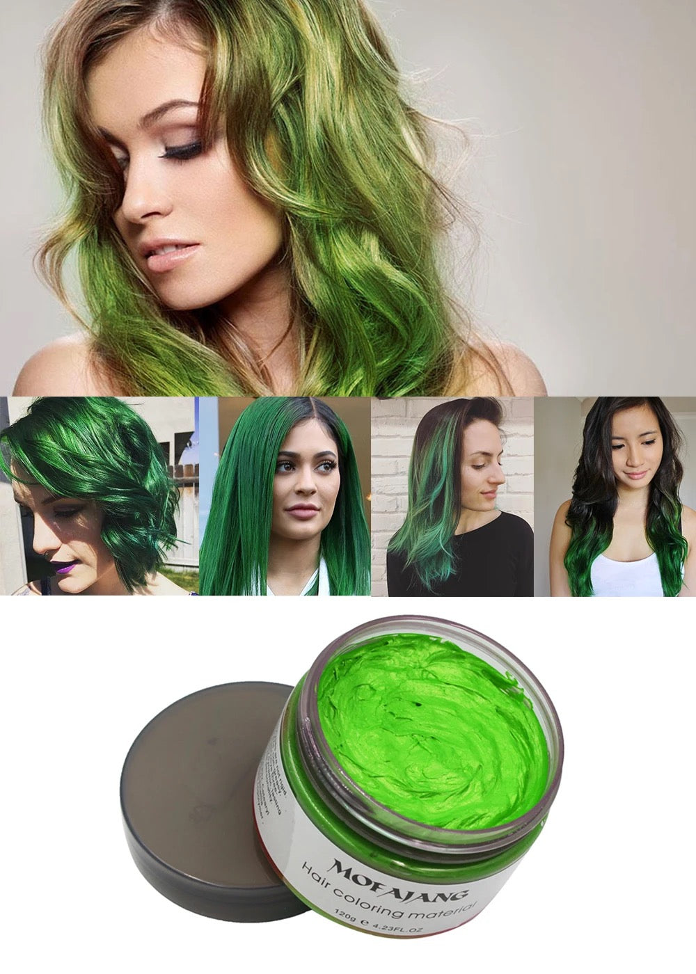 2 in 1 Stylish And Temporary Color Hair Wax